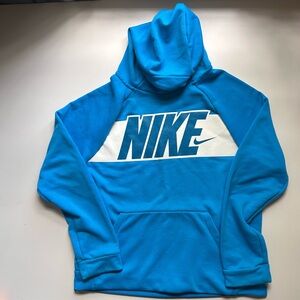 Nike Blue Sweatshirt with hoodie.  size XL